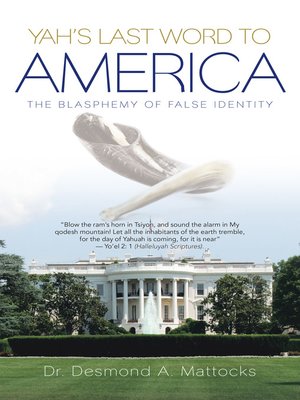 cover image of Yah's Last Word to America